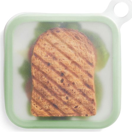 Sunshine Kotak Bekal / Lunch Box Bento / Sandwich / Roti Panggang Bahan Silikon Reusable Untuk Microwave