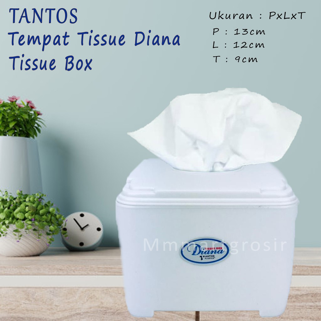 Tempat Tissue Diana Putih / Tantos / Tempat Tisu / 6213