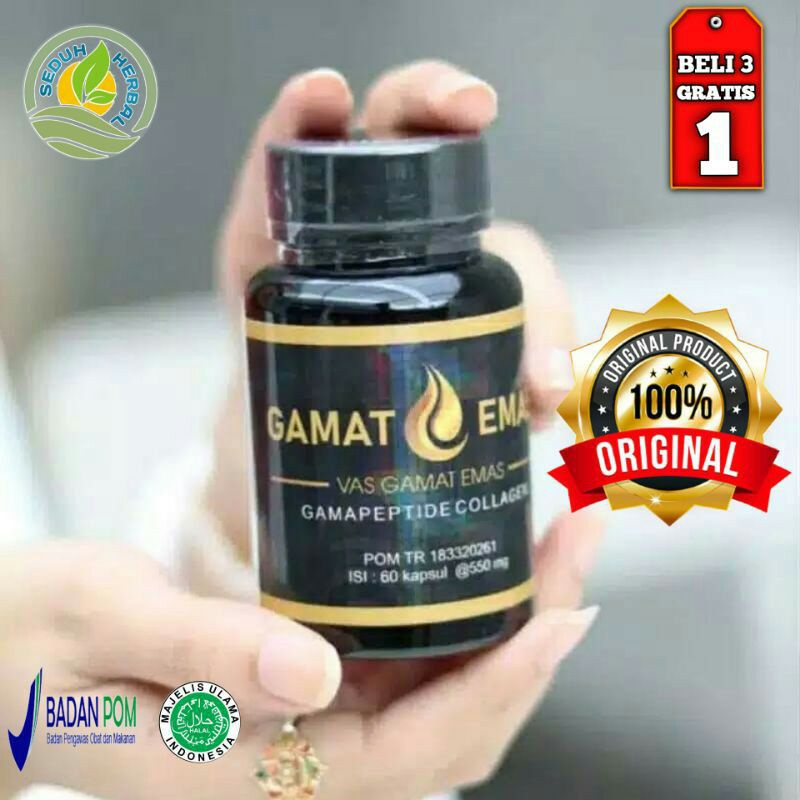 GAMAT EMAS PEMUTIH GAMAT EMAS VAS COLLAGEN ORIGINAL
