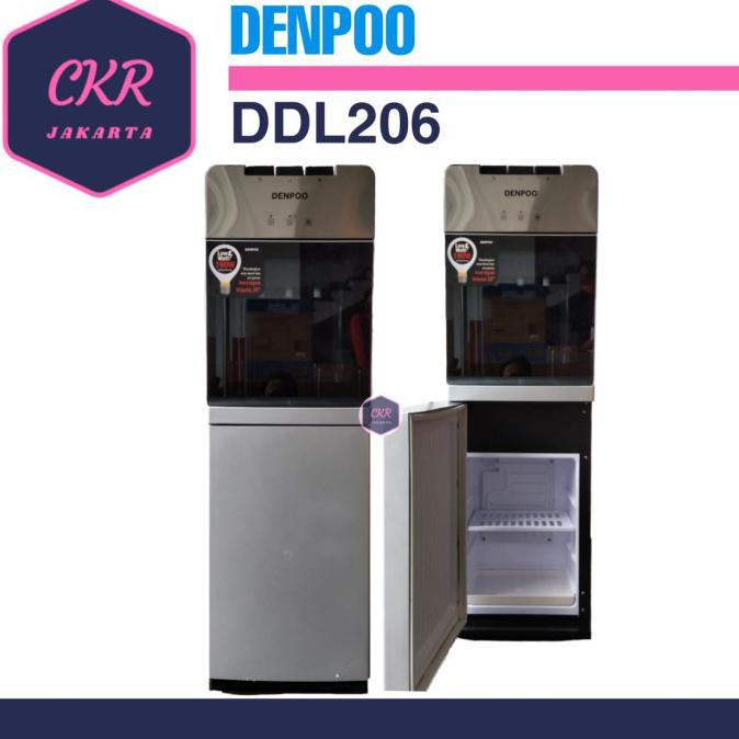 Dispenser Air Denpoo Galon Atas Ddl 206 Kulkas Bawah Dianmeranti