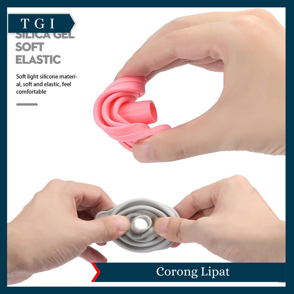TGI - CORONG MINYAK AIR SILICONE PORTABLE / CORONG LIPAT SERBAGUNA