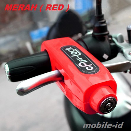 [LAGI PROMO 5.5] GEMBOK MOTOR CAPSLOCK PENGAMAN KUNCI STANG MOTOR ANTI MALING-6
