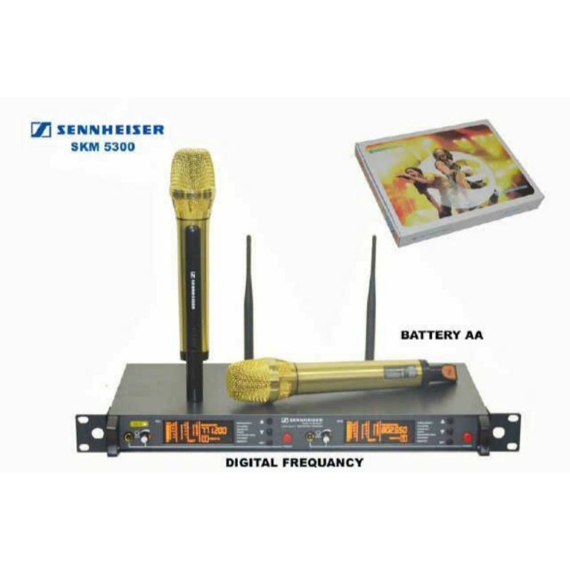 Mic Wireless SENNHEISER SKM5300 Werles Wirles Microphone Multi Channel