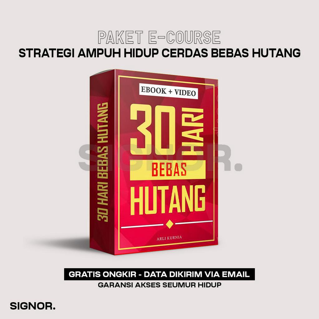 

[K8312] 30 Hari Bebas Hutang - Cara Jitu Paling Ampuh Melunasi Semua Hutang