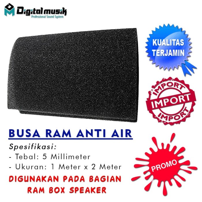 BUSA RAM ANTI AIR BOX SPEAKER KUALITAS IMPORT - 5mm