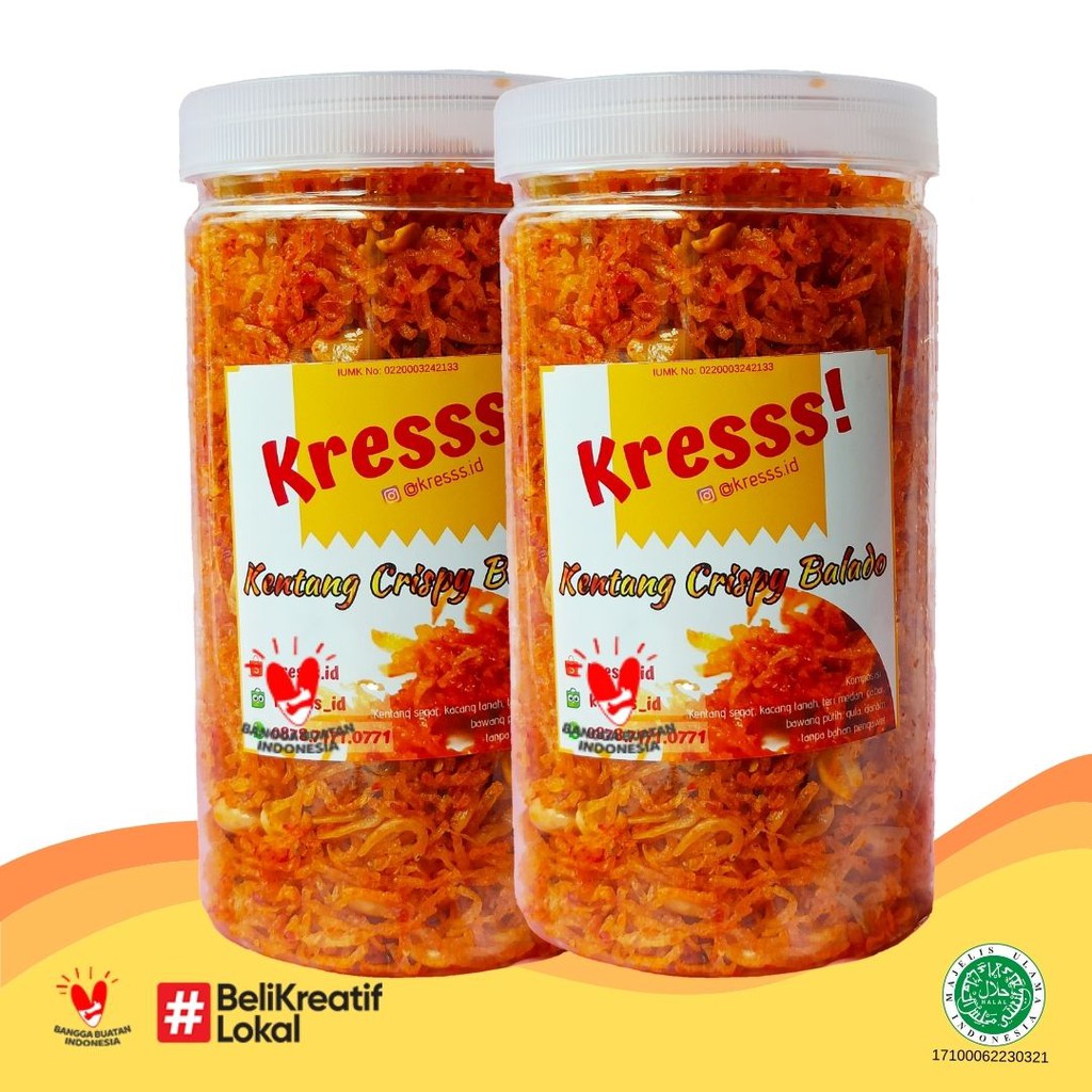 

Kresss! Kentang Crispy Balado | Kering Kentang Mustofa KCB1000