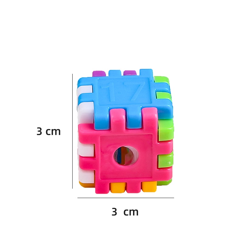 Rautan / Rautan Pensil Multifungsi Bentuk Kubus Rubik Kecil Aman Untuk Anak