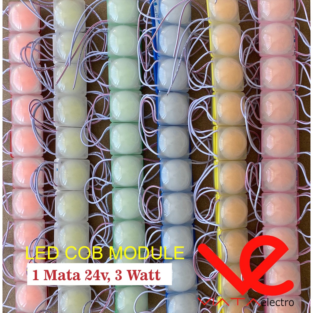 LED MODUL COB 3030 1 mata 24V 3W LED 1 Mata jumbo LED MODUL 1 mata 24V