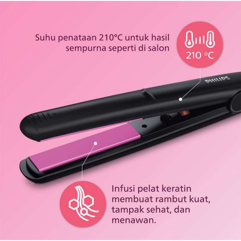 Philips hair Straightener general HP8401/00 catokan rambut elektronik