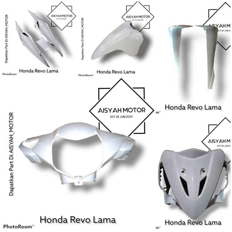 Bodi Halus Honda Revo Lama Warna Putih Tahun 2008