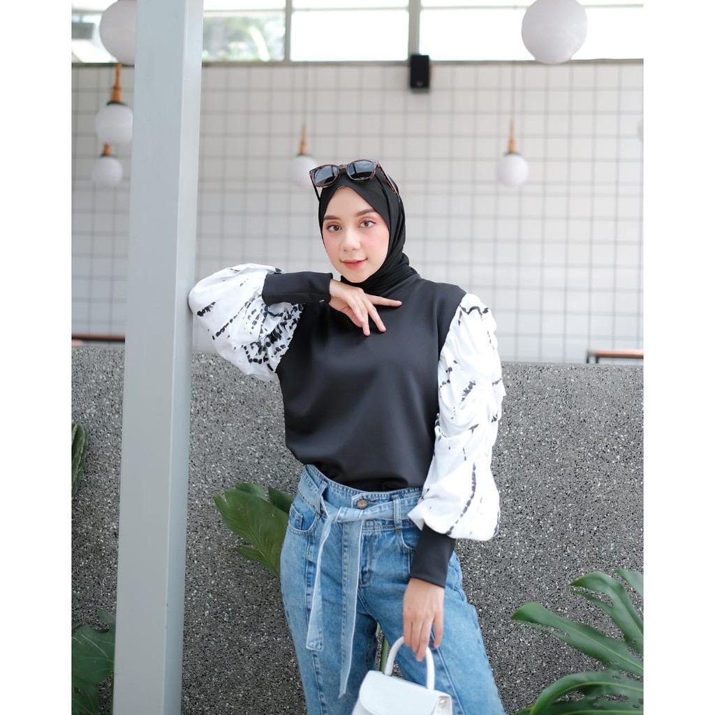 1KG MUAT 5PCS | VERISA BASIC BLOUSE BALON TIEDYE FASHION HITS OOTD SELEBGRAM FASHION WANITA