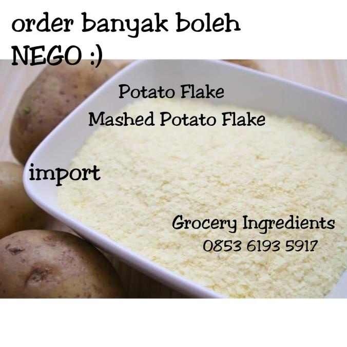 

TERBARU Potato Flakes - 1kg / Mashed Potato Flakes / Tepung Kentang