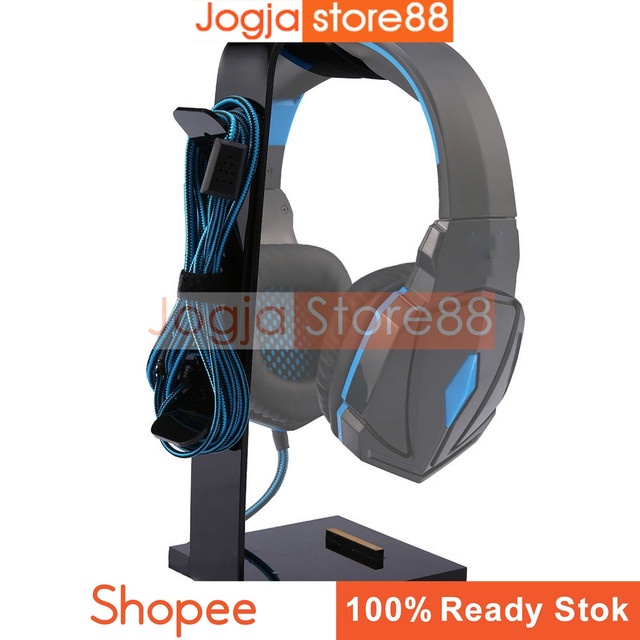 Headphone Gaming Universal Hanger - Black