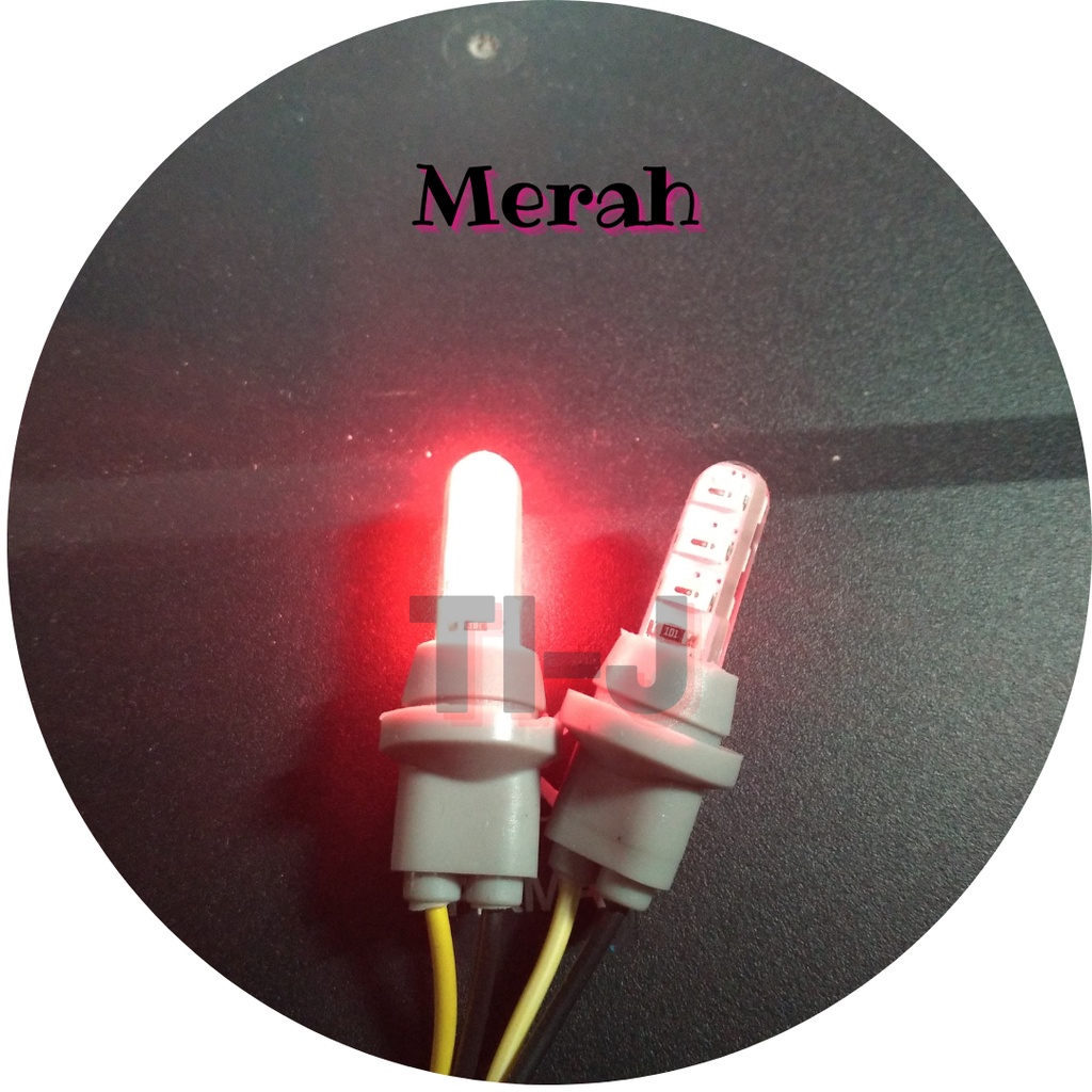 2pcs Lampu Sen Sein Senja Jelly Led Warna Merah,Biru,Kuning,Hijau,Putih,Pink Bsa Untuk SpeedoMeter