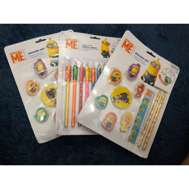 

Stationary Set despicable me minion-alat tulis set-pensil warna-peralatan tulis anak lengkap