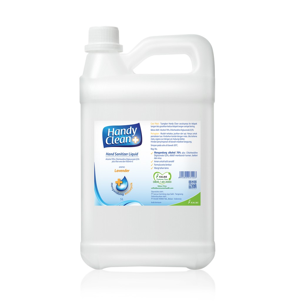 Handy Clean Hand Sanitizer 5 Liter