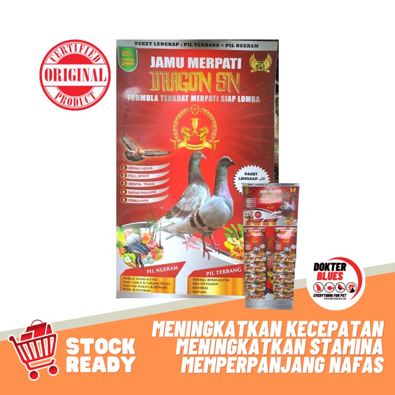 Jamu merpati Dragon SN Renteng