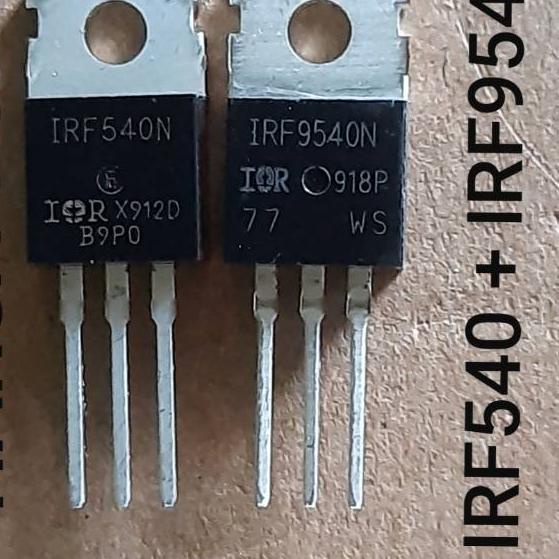 ✨PROMO  MOSFET IRF540 IRF9540 IRF 540 IRF 9540 IRF540N IRF9540N SEPASANG 1 SET produck terbaik