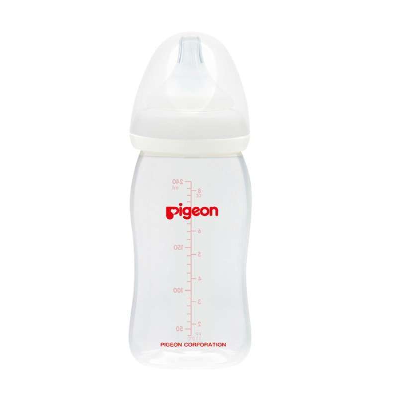 Botol Pigeon Wide Neck Softouch Peristaltic Plus 240ml/8oz