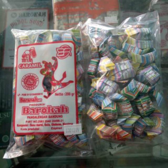 

permen susu caramels 200gr karamel barokah pangalengan