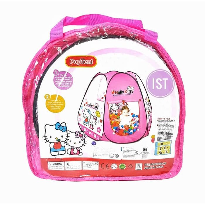 mwn.toys Tenda Mandi Bola Hexagonal Helloo Kittyy No.SG7008HK