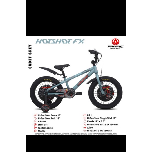 Sepeda BMX Pacific Hotshot FX 3.0 18 inch