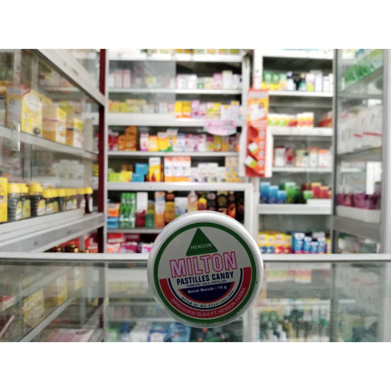 MILTON PASTILLES CANDY 15 GRAM | VARIAN MINT, STRAWBERRY, APPLE, ORANGE