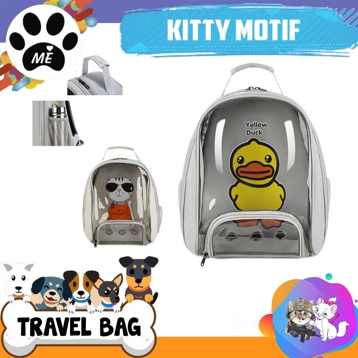 Tas Ransel Anjing Kucing &quot; KITTY MOTIF &quot; Tas Travel