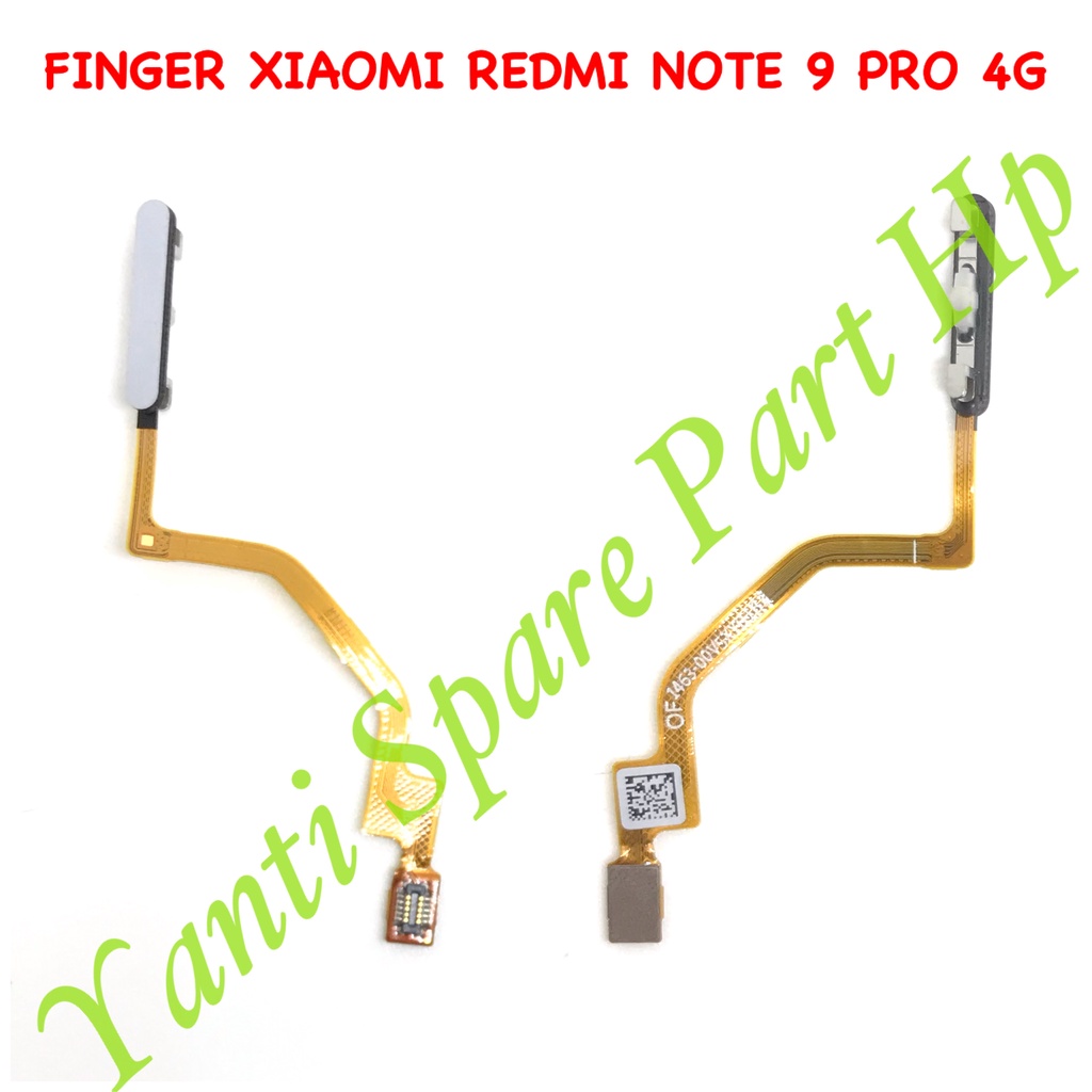 Flexible Fingerprint Xiaomi Redmi Note 9 Pro 4G Note 9S Original Terlaris New