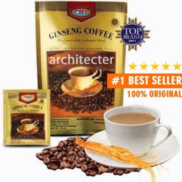 

L4ngsung Kir1m,,GINSENG COFFEE CNI KOPI GINSENG ASLI ORIGINAL ISI 20 SACHET |ready.,...,!