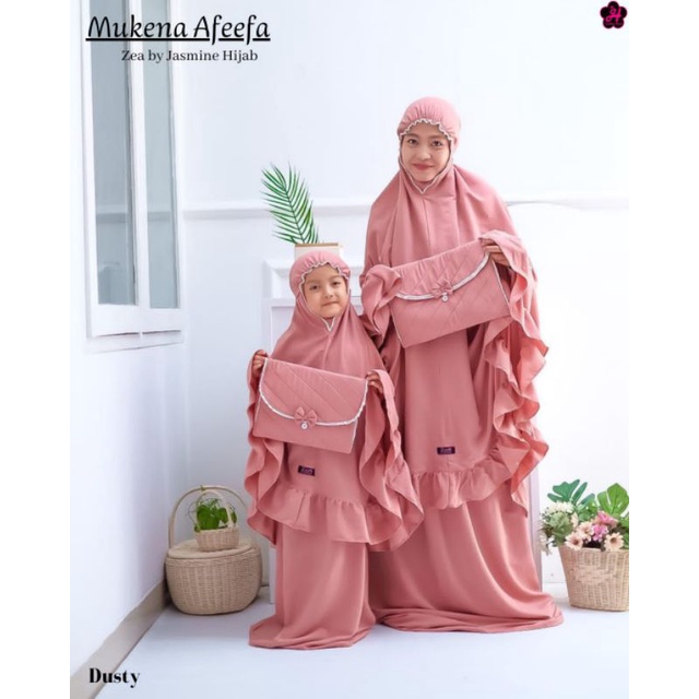 Mukena Afeefa Mukena anak baby couple by Jasmine Hijab
