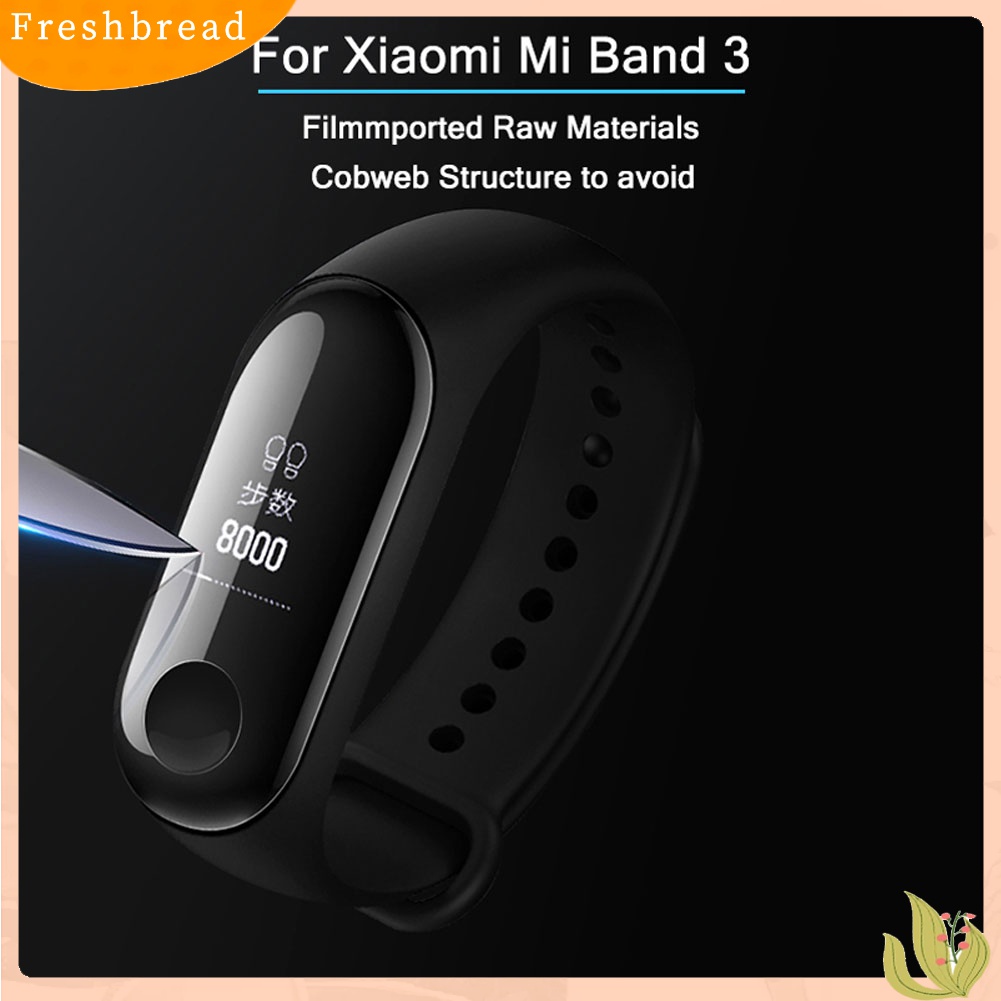 Terlaris 3Pcs Screen Protector Protect Film for Xiaomi Mi Band 3 Smart Wristband Bracelet