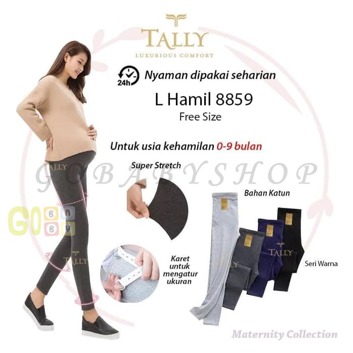  Legging  Hamil  Celana  Hamil  Maternity Pant Tally 8859 