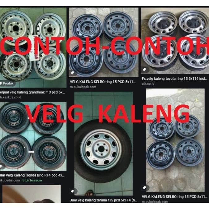 Tutup Dop Roda Tutup Velg Mobil Cover Dop Velg Mobil Ring 13 Kvsh
