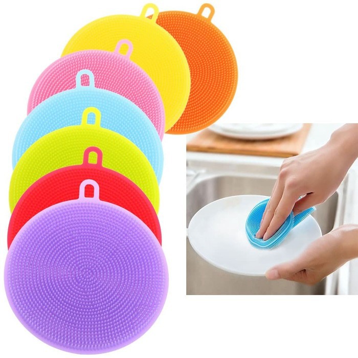 [ASS] Spons Silikon Cuci Piring/Kitchen Sponge