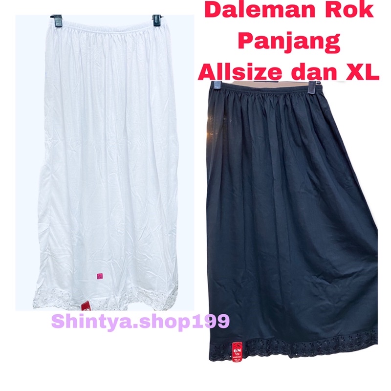 Dalaman Rok Panjang | Rok Dalaman Panjang Allsize dan XL