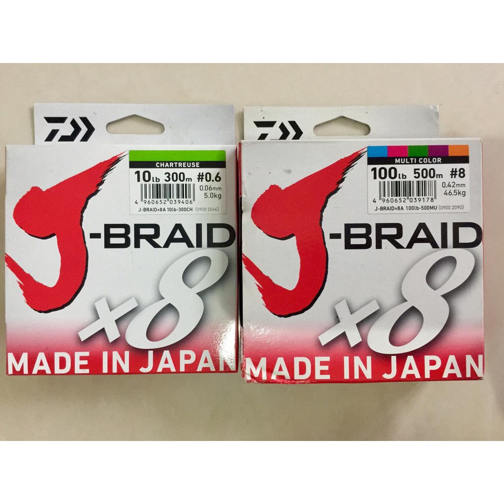 Senar PE Daiwa J-Braid x8 J Braid