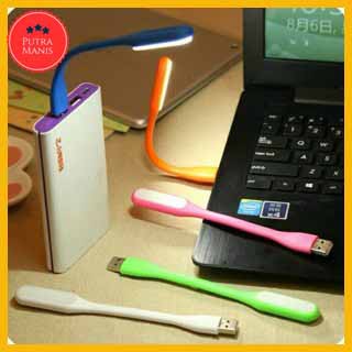LED Light Emergency Stick Portable Lampu Hp andriod laptop PB Powerbank USB Baca Senter LED Sikat
