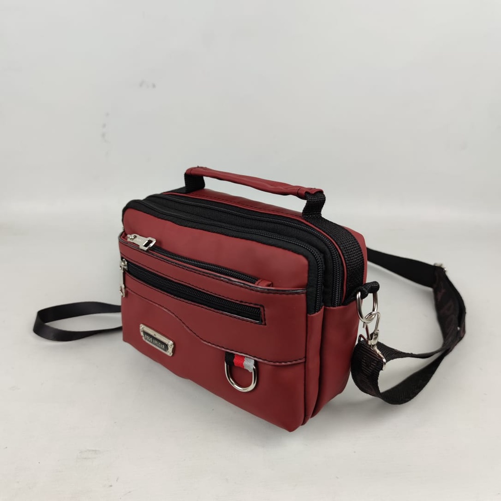 POLO AMSTAR Tas Selempang Pria Wanita Waterproof Multi Fungsi Handbag Tas Tangan Anti Air