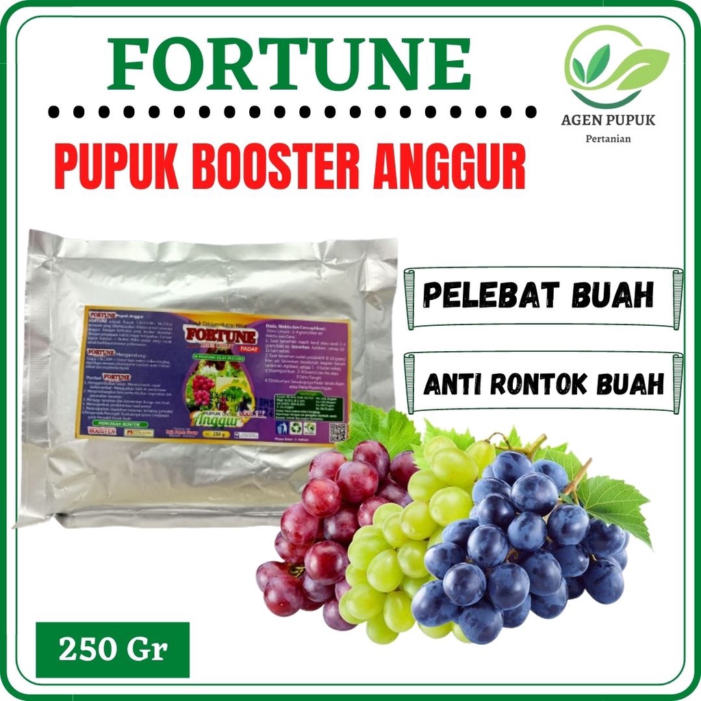 Pupuk Booster Anggur Perangsang Buah, Pupuk Anggur Boster Anggur Perangsang Pembungaan Pembuahan