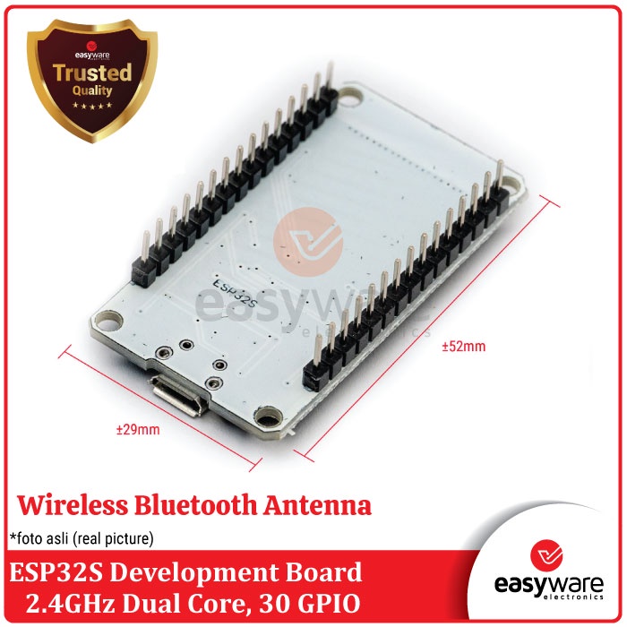 ESP32 ESP-32S WiFi + Bluetooth Dual - Mode Developement Board