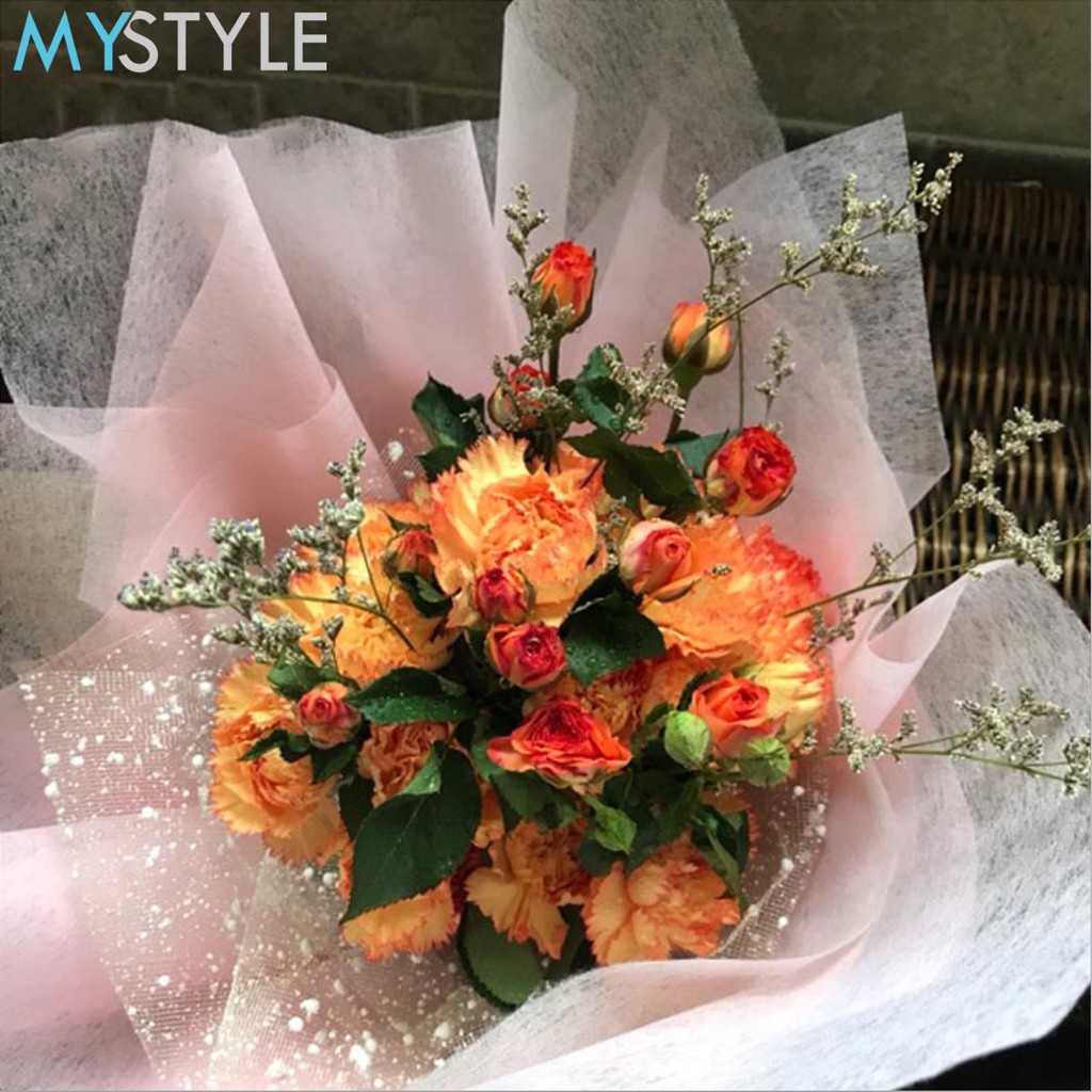 MYSTYLE KERTAS BUNGA COTTON PAPER TISSUE (1 PACK = -+30 LBR) TISU FLOWER PAPER FLOWER WRAPPING