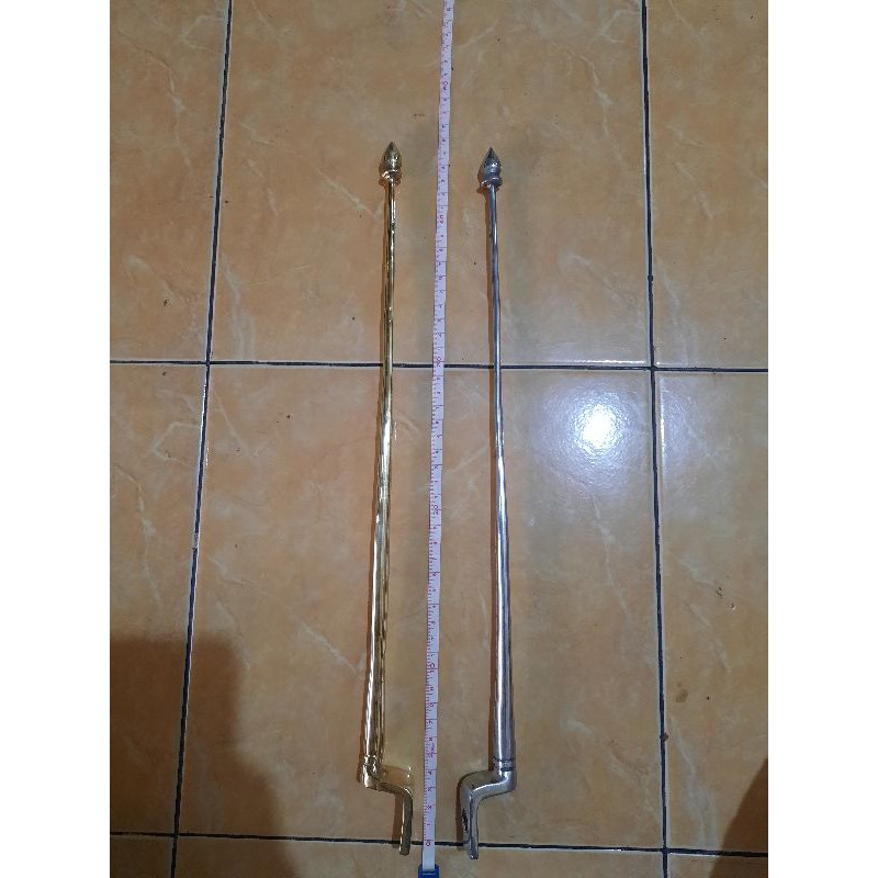 tiang bendera sepeda ontel