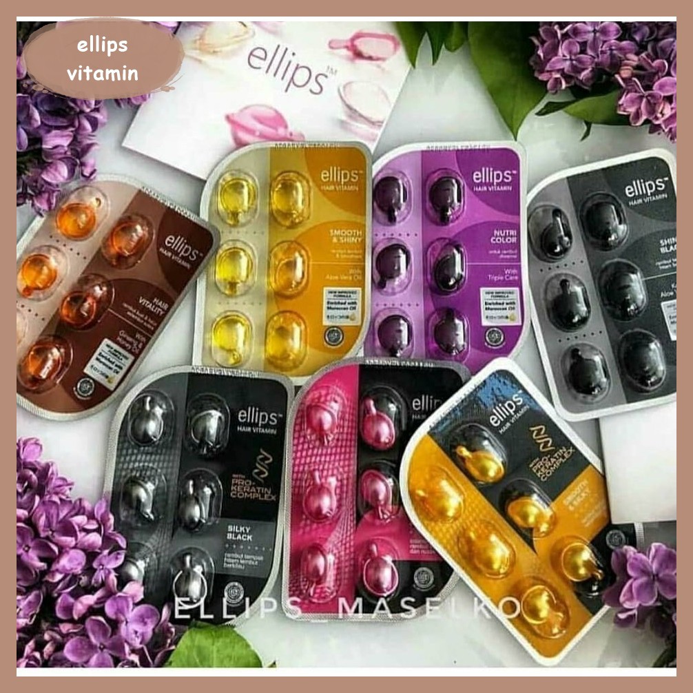 ELLIPS HAIR VITAMIN RAMBUT ISI 6 pc