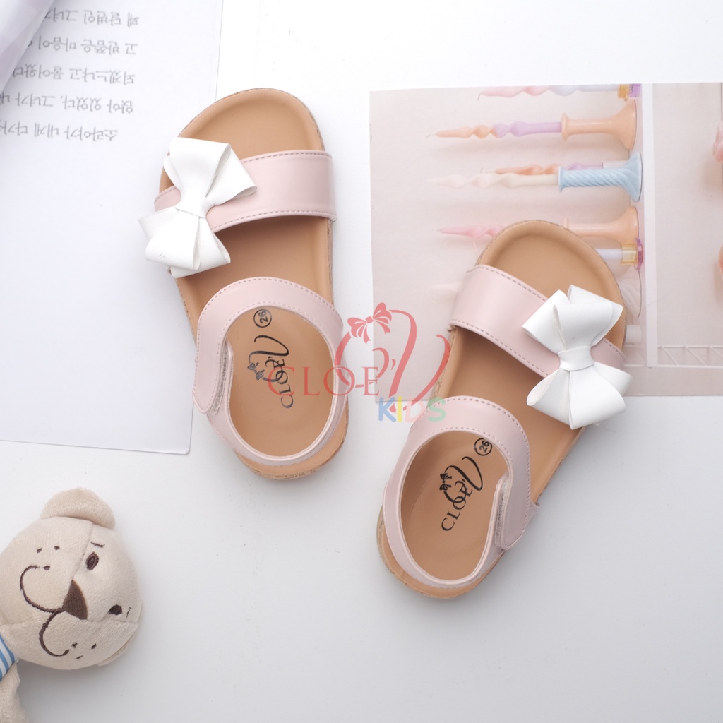 CLOEVKIDS - Freya Size 22-35 Sepatu Sandal Anak Perempuan Lucu Slop Flat