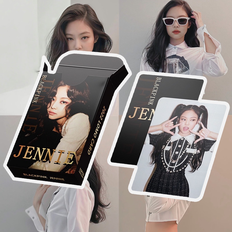 Kartu LOMO Foto BLACKPINK JENNIE Solo 2022 Untuk Koleksi