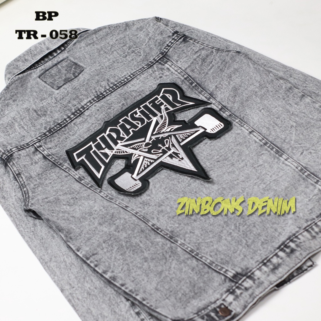 ZINBONS Glosir Back patch backpatch Harley Starwars bikers Chopper bordir punggung bordiran emblem besar