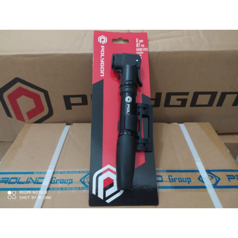 Pompa sepeda mtb polygon portabel telescopic air lite,pompa mini polygon portable minipump presta da