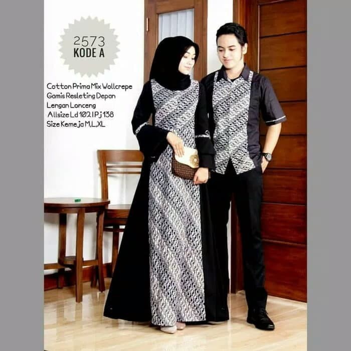 Dress Batik Wanita Lengan 3/4 Model Vintage Elegan Slim Versi Korea Print Bunga
