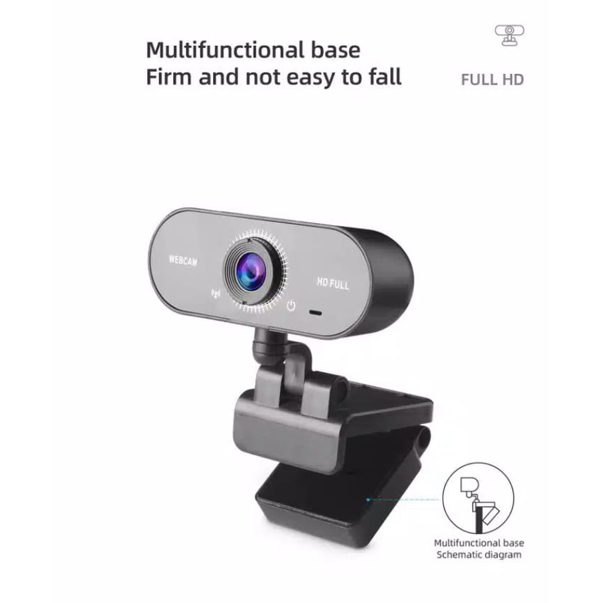 W16 1080P Webcam built in mic web cam camera live video full hd 1080p